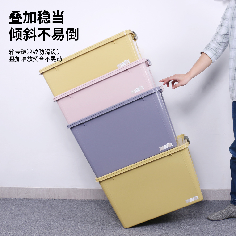 High-quality container plastic storage pp box clothes wholesale plastic boxes stackable storage drawers with lock