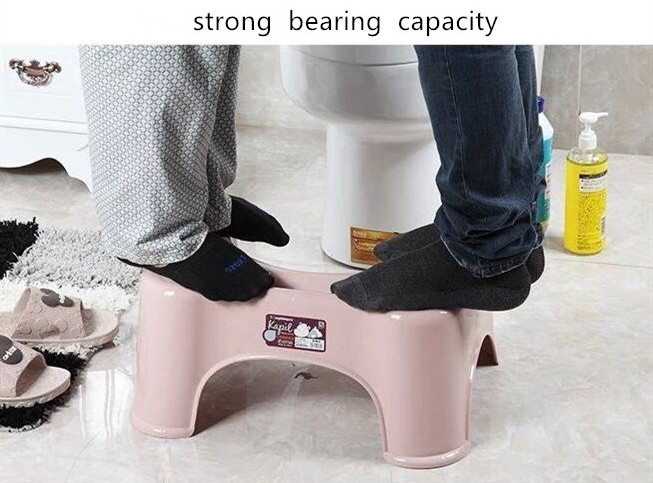 Eco Toilet Stool Non-Slip Bathroom Step Up Stool 4 colors non slip and safety plastic  bathroom stool