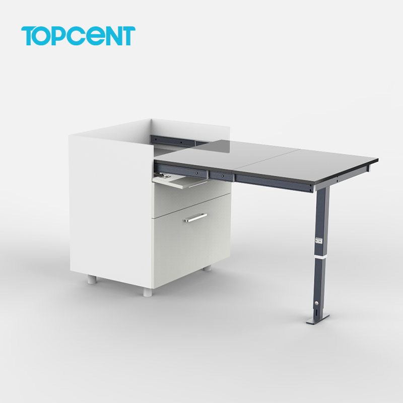 TOPCENT Heavy Duty Extension Aluminum Slide Mechanism For Dining Table Hidden Folding Extension Table Slide Track