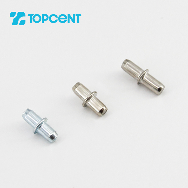 Topcent Furniture Hardware cabinet fitting 3mm shelf pin concealed invisible cabinet shelf support