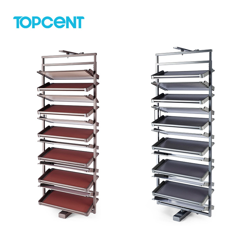 Topcent modern Exclusive Design 360 degree Rotating Shoes Rack for Wardrobe Storage