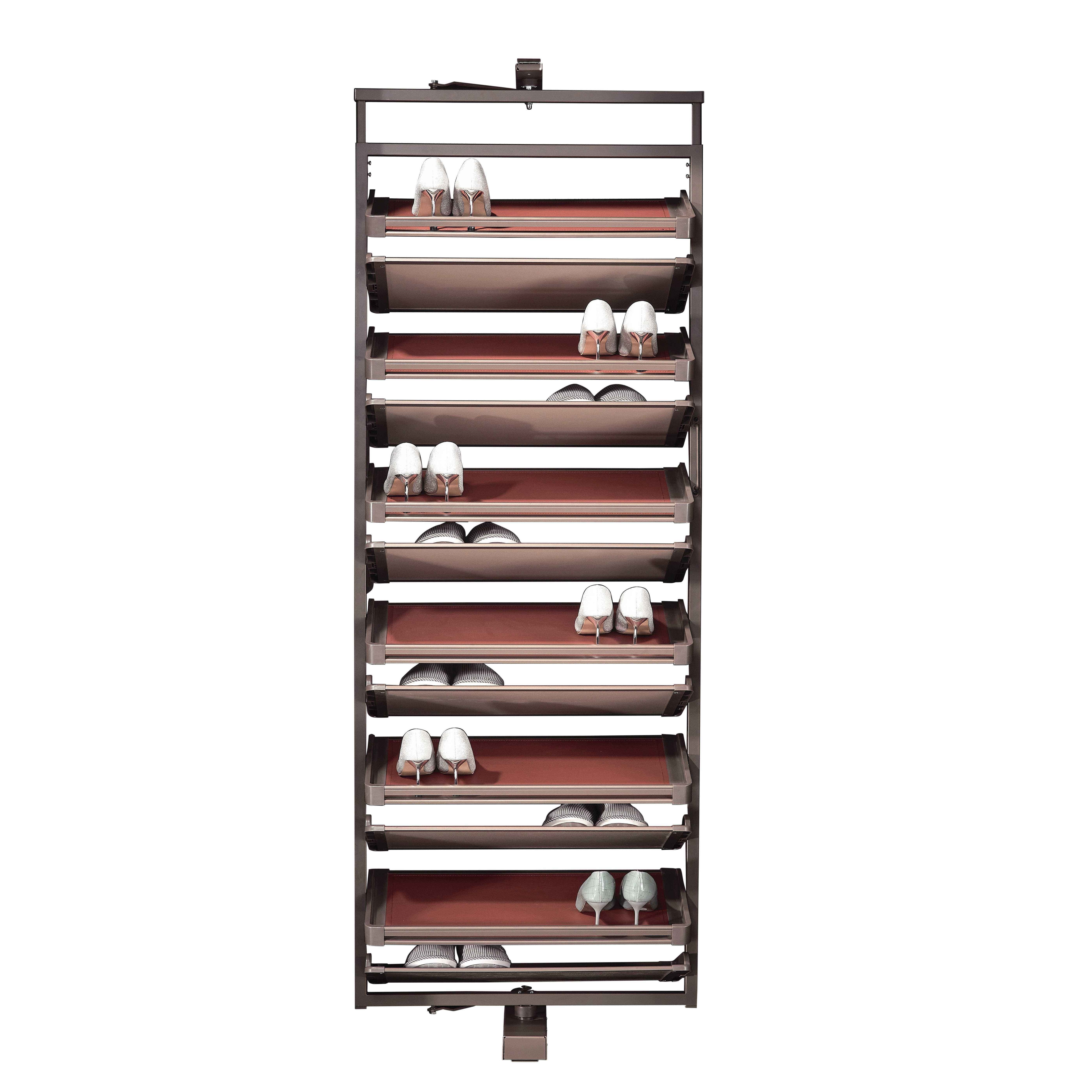 Topcent New Arrival High Quality 6Tier Wardrobe Rotating Shoe Rack