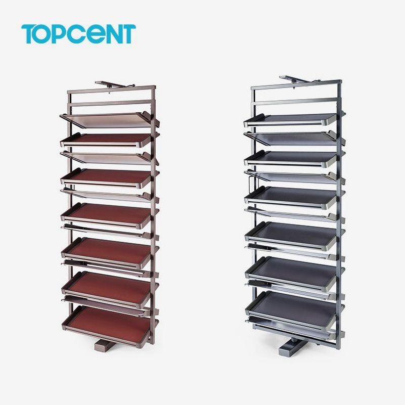 TOPCENT Large 360 Degree Rotating Shoe Cabinet Furniture Wardrobe Rotating  Shoe Rack