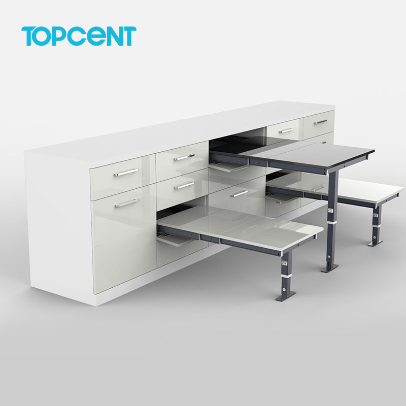 TOPCENT Folding Table Slide Mechanism Aluminum Telescopic Slide Extender Mechanism For Dining Table Folding Table Slide Rail