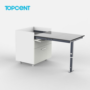 TOPCENT Folding Table Slide Mechanism Aluminum Telescopic Slide Extender Mechanism For Dining Table Folding Table Slide Rail