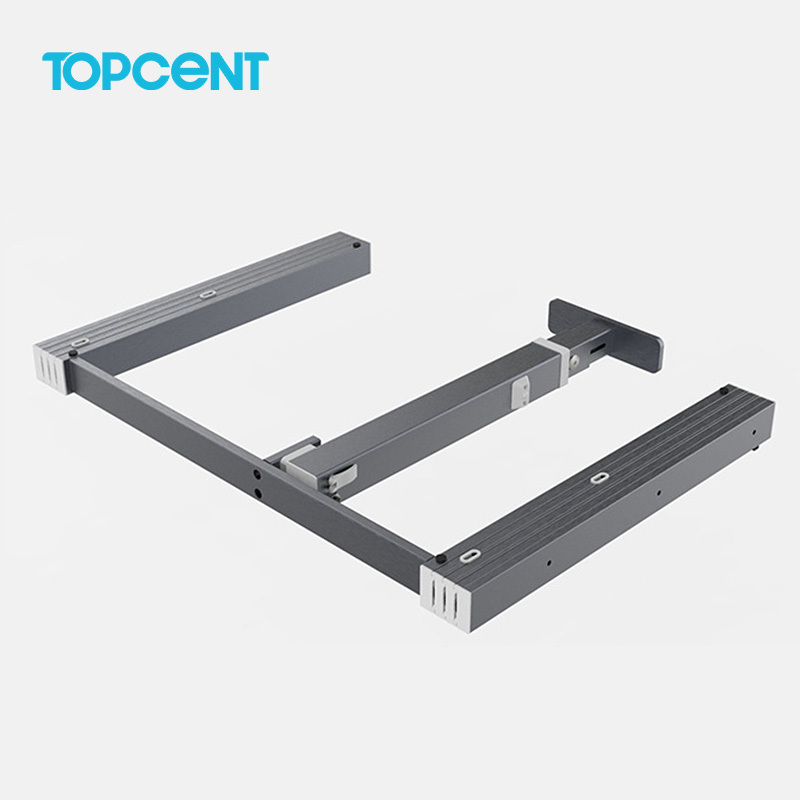 TOPCENT Heavy Duty Extension Aluminum Slide Mechanism For Dining Table Hidden Folding Extension Table Slide Track