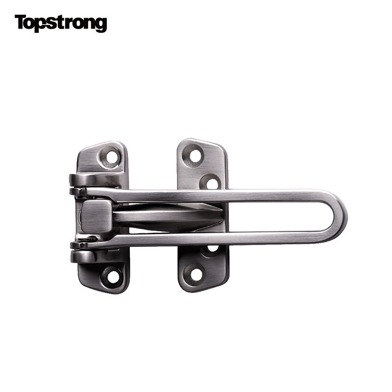 New Product Zinc Alloy Satin Nickel Hotel Safety Door Hardware Security Chain Door Guard