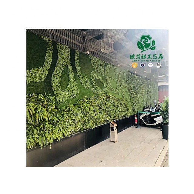 Customized Evergreen Grass  Tropical Jungle Style Artificial Plant Greenery Backdrop  Hang Plant Artificial Leaf Wall