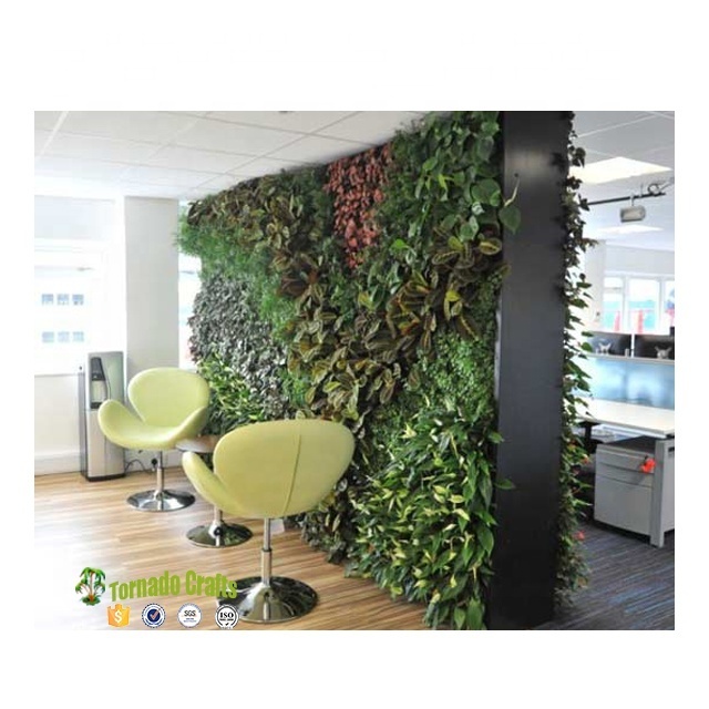 Artificial Grass Plant Wall Decor Artificial Green Moss Living Wall Vertical Green Wall