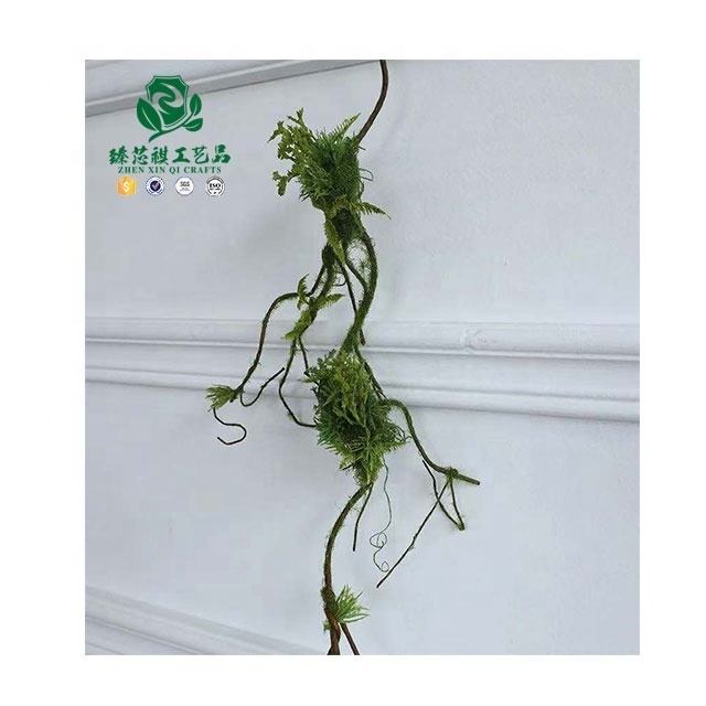 artificial  Foaming Vines  dry tree branches artificial grape leaves  simulation plants leaf soft rattan  decoration