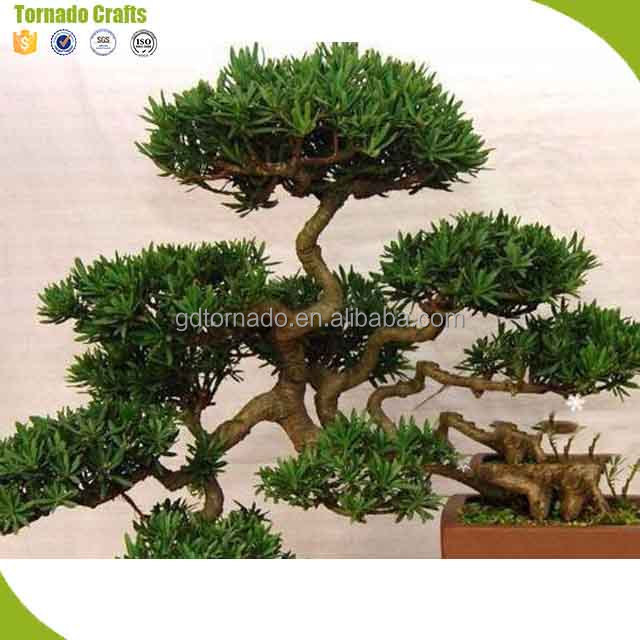 Home Decorative Artificial Bonsai Pine Trees Artificial Evergreen Trees Indoor