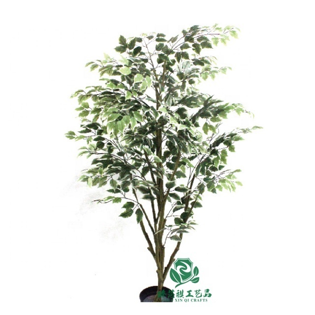 zhen xin qi crafts  Factory price Banyan Indoor Bonsai Silk Plant Trees in pot