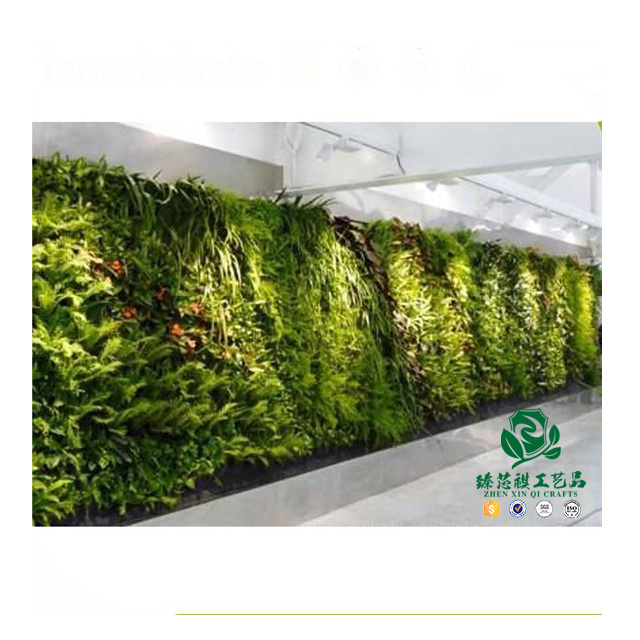 zhen xin qi crafts Outdoor decoration plant artificial walls for hotel decoration fabric flower wall artificial plant wall