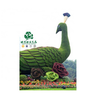 artificial topiary grass animal metal frame animal metal garden animals Garden Landscaping