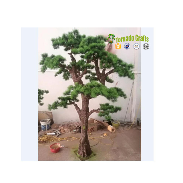 Home Decorative Artificial Bonsai Pine Trees Artificial Evergreen Trees Indoor