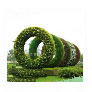 zhen xin qi crafts  factory direct sale large garden ornaments artificial topiary frame animal green sculpture