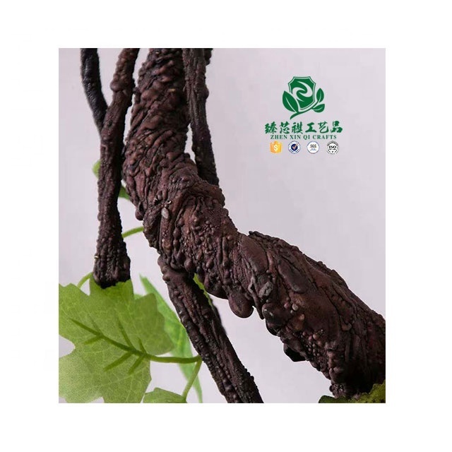 artificial  Foaming Vines  dry tree branches artificial grape leaves  simulation plants leaf soft rattan  decoration