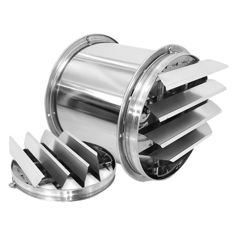 Stainless Steel Metal High Speed Heavy Duty Axial Flow Air Blower Inline Duct Extractor Ventilation Fan Industrial Exhaust Fan