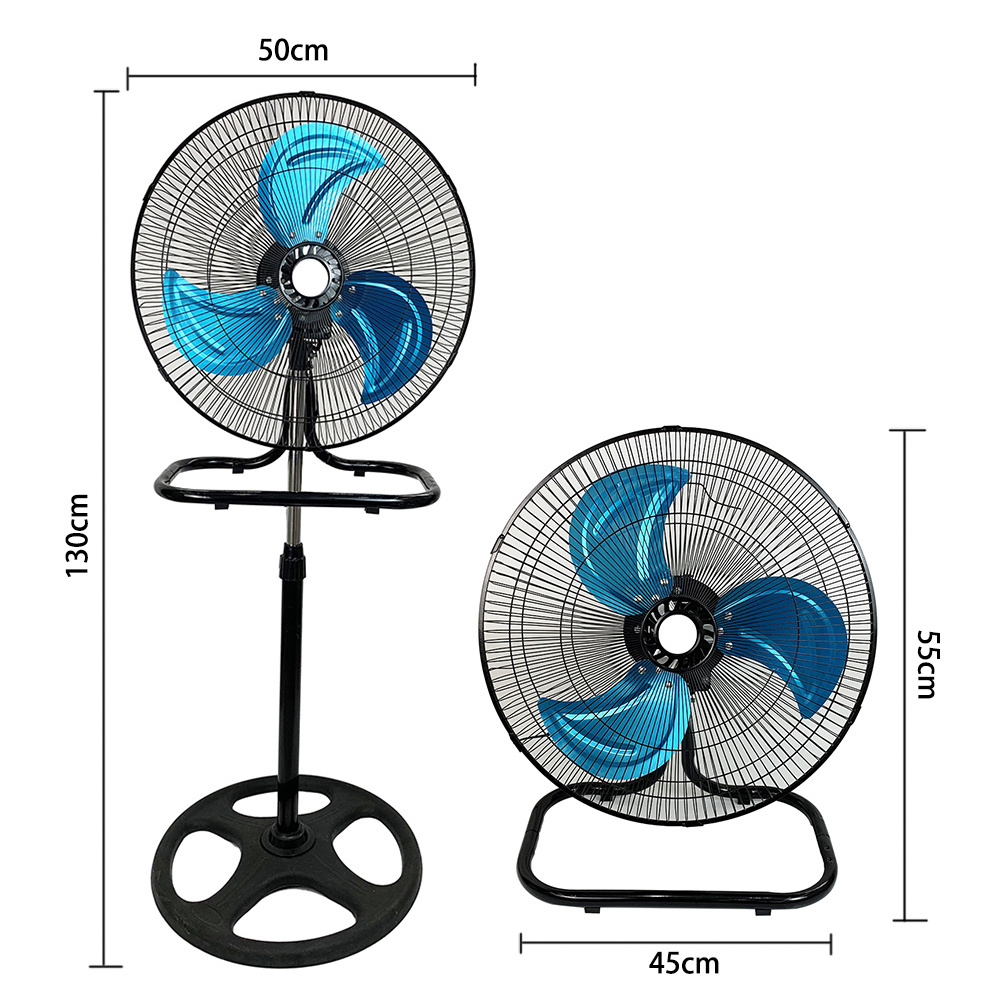 Cheap Price 3 In 1 Home Indoor Air Cooling Electric Pedestal Oscillation Fan 18 Inch Floor Standing Fan With Remote Control