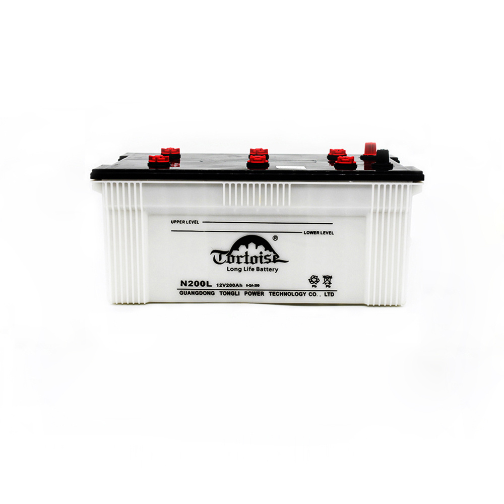 12v 200ah Dry Charged rechargeable lead acid battery car battery