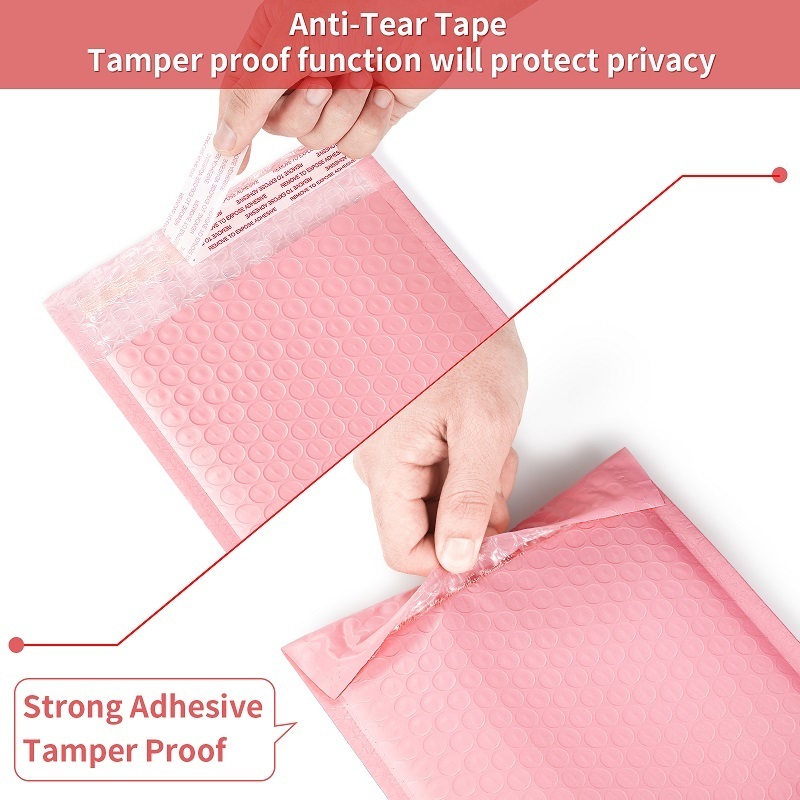 Tengen Custom Poly Bubble Mailer Strong Adhesive Waterproof Padded Envelopes Generically Suitable Mailing Bags