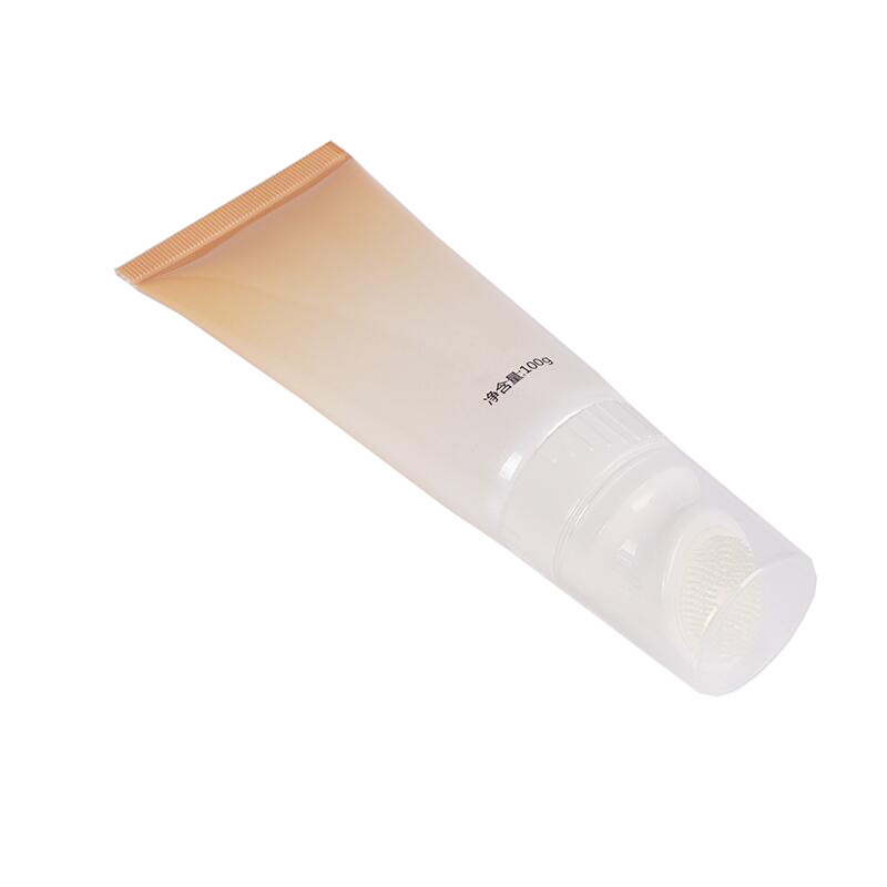 empty 40mm DIA silicone applicator cosmetic packaging plastic massage tube