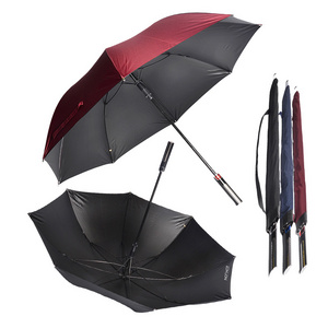 Custom Logo paraguas de golf grande 152 double canopy windproof golf umbrella 68 inch