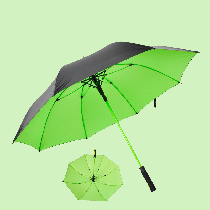 High quality promotion auto open windproof custom logo printed large oversize uv coating blunt straight golf umbrella