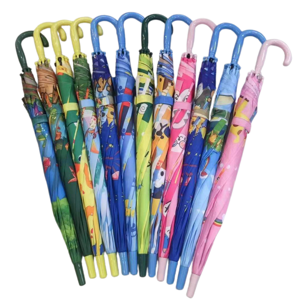 Factory Wholesale Cute Cartoon Children Umbrellas Custom Animal Print Small Umbrella For Kids