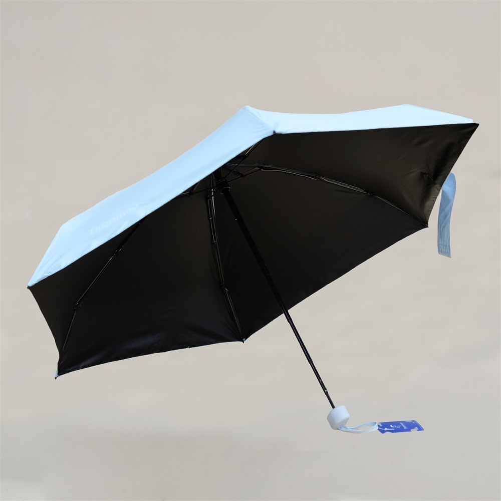 Wholesale Custom mini Umbrella Manual Capsule Uv Protection Lady Small Folding Umbrella for sun and rain