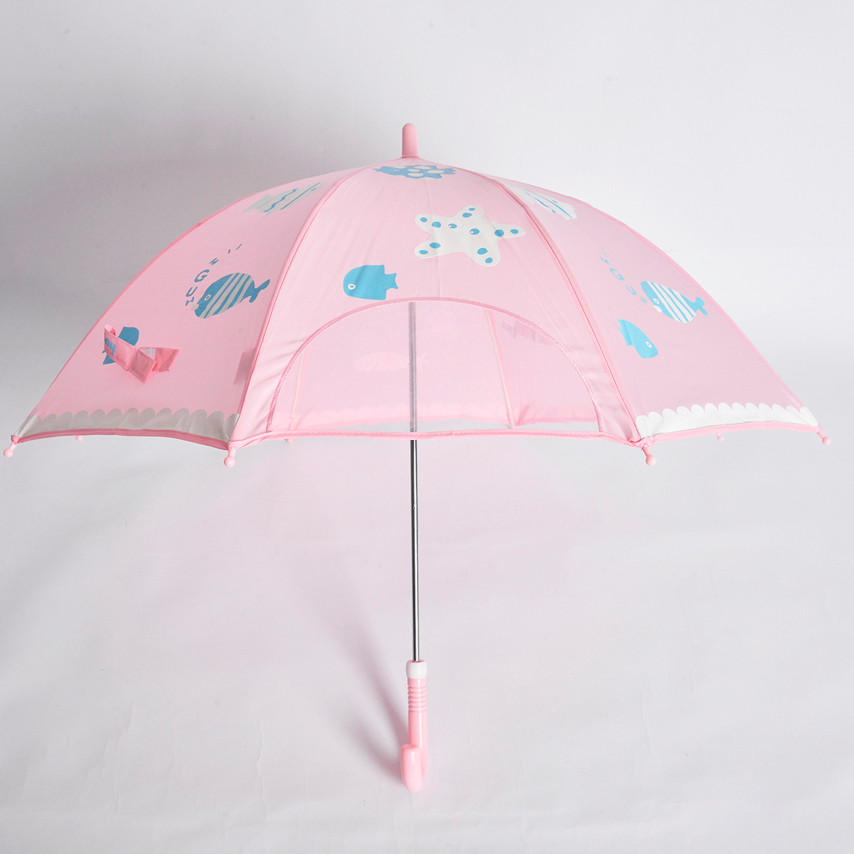 Custom Creative Color Changing  Cute Animal Cartoon Clear Children Kids Umbrella