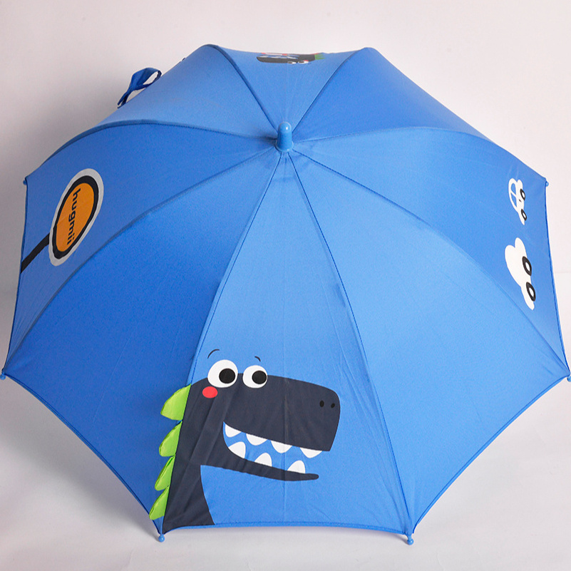 Custom Creative Color Changing  Cute Animal Cartoon Clear Children Kids Umbrella