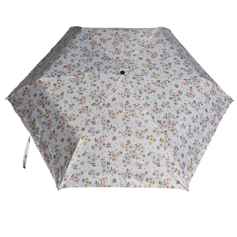 Women's fashion small floral umbrella fresh sunny and rainy dual-use anti-ultraviolet sunshade sunscreen umbrella