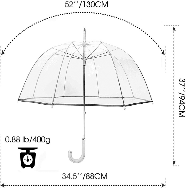 Custom high quantity flash colorful  transparent umbrella clear umbrella