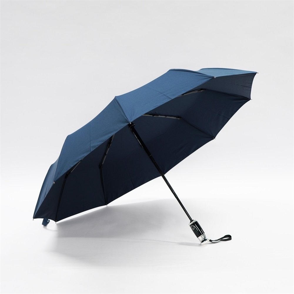 WindProof Pongee Rain Travel 3 Folding Auto Open Auto Close Big Folding Uv Umbrella Automatic Foldable