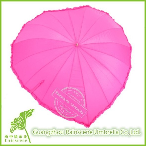 High quality fancy wedding craft umbrella/wholesale red decorative bridal wedding umbrella