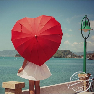 High quality fancy wedding craft umbrella/wholesale red decorative bridal wedding umbrella