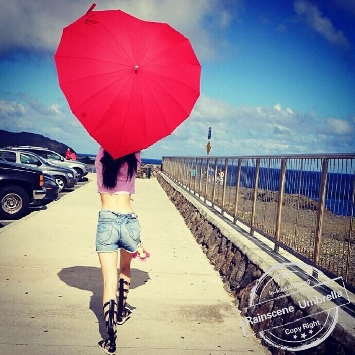 High quality fancy wedding craft umbrella/wholesale red decorative bridal wedding umbrella