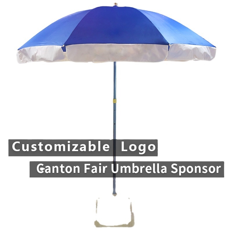 Outdoor advertising cafe umbrella custom logo printed branded fold sun shade garden market golf parasol beach umbrellas