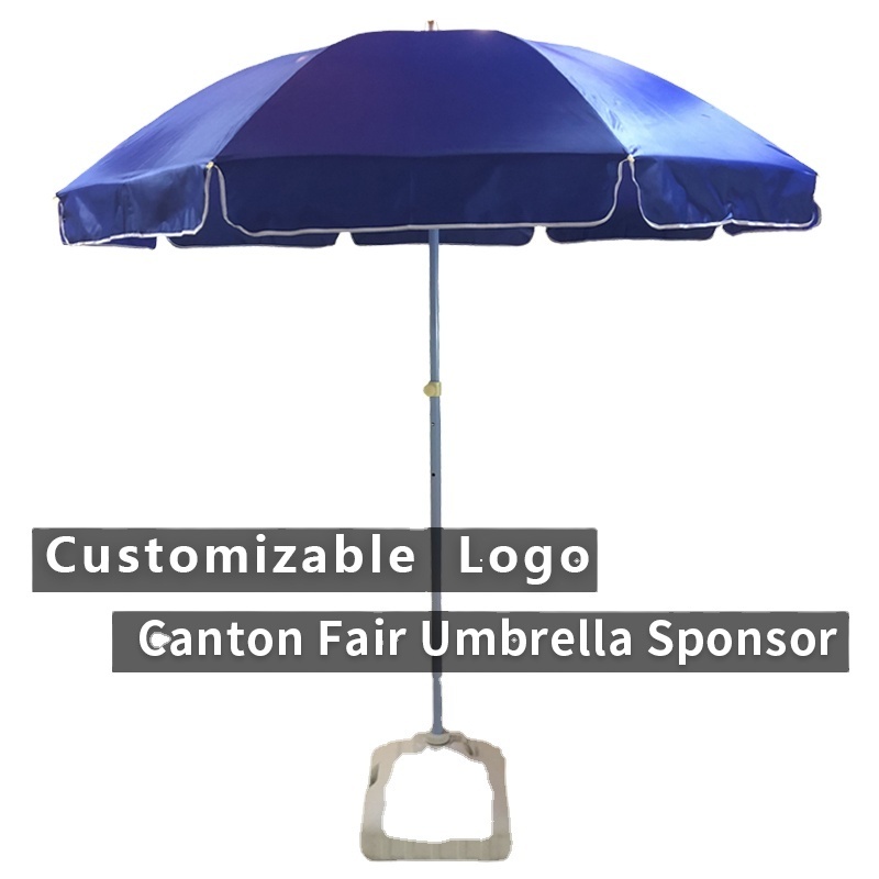 Outdoor advertising cafe umbrella custom logo printed branded fold sun shade garden market golf parasol beach umbrellas