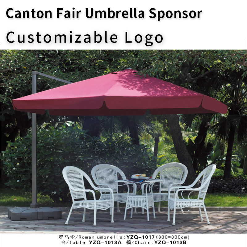 Outdoor Furniture Garden Double Canopy Umbrella Cantilever Oxford Fabric Large Parasol 3.5m Patio Parasol Economic Umbrellas