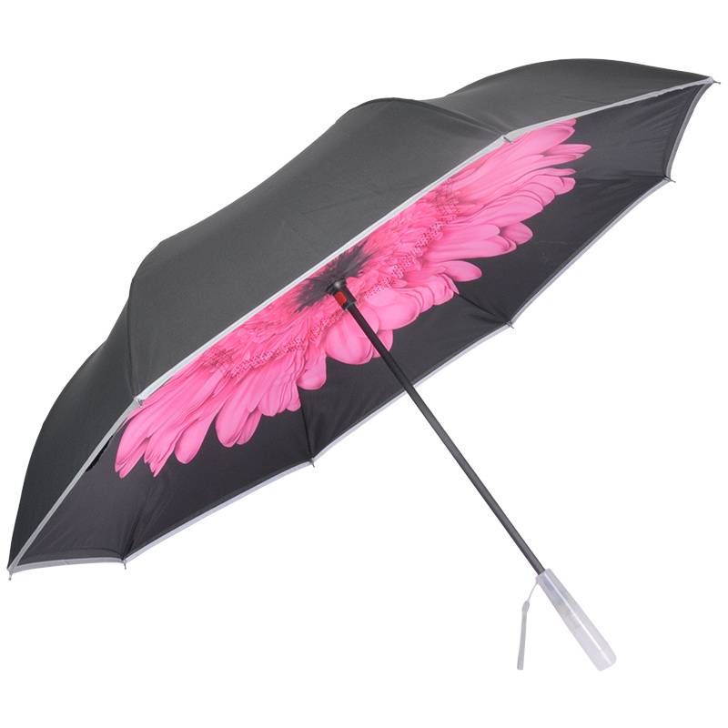 Umbrella Reversible windproof reflective Led Umbrella