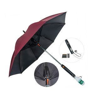 custom smart umbrella with fan and water spray