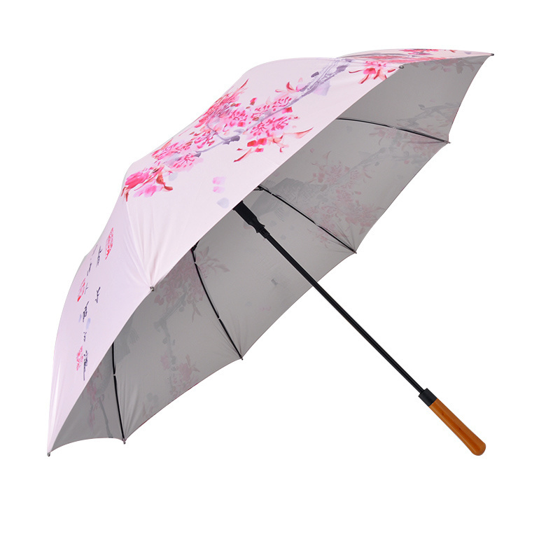 Promotional large size Regenschirm Parapluie De high quality unique advertising whole body full straight Golf Umbrella