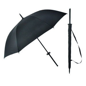 Custom Samurai Sword Umbrella Black Katana Umbrella for promotional gift