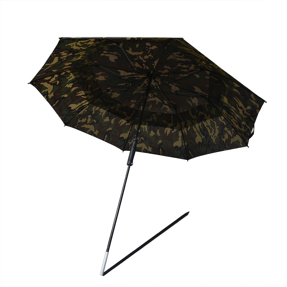 custom camouflage fabric outdoor sun  fishing umbrella with cannopy