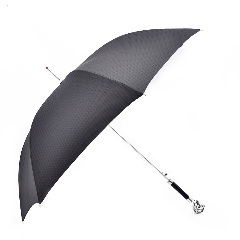 Hot Sale Auto Open Jacquard Folding Pantone Color Customized Designs Customized Available Mens Luxury Straight Golf Umbrella