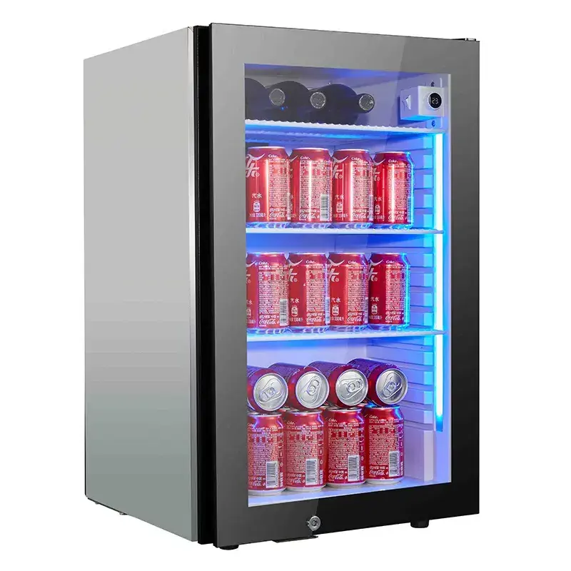 Vinopro 75L Outdoor Mini Wine Fridge And Hotel Small Counter Small Fridge Household Freestanding Compressor Refrigerator