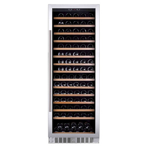 Vinopro OEM ODM freestanding wine cooler 428l 166 bottles stainless steel wine cabinet for commercial hotel