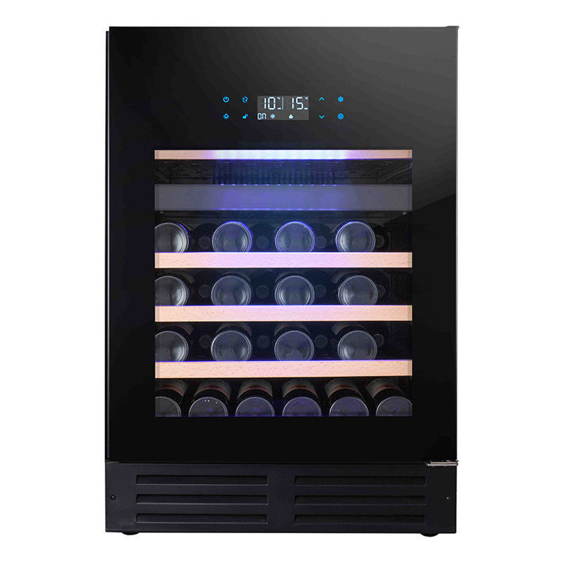 OEM ODM 135L Double Zone Wine Fridge Cooler 46 Bottle Fast Electric Wine Chiller Household Use Freestanding Wine Cellar